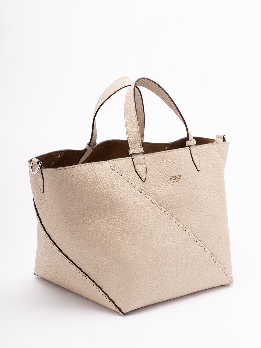 Fendi Men `Selleria Diag` Small Shopper