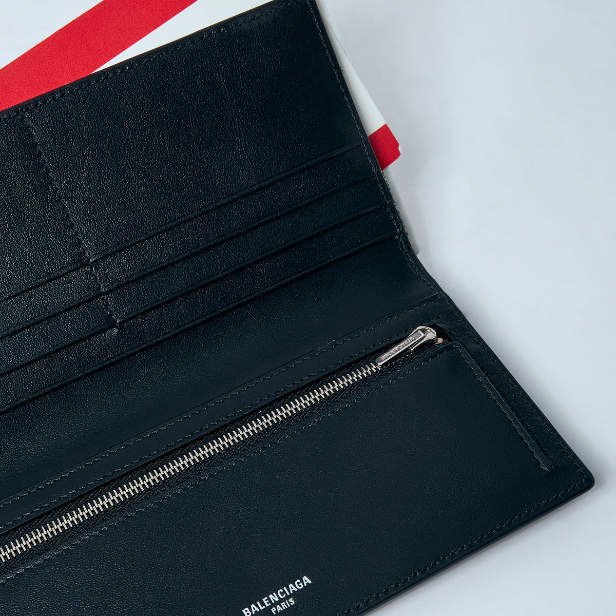 Balenciaga Men Passport Long Wallet