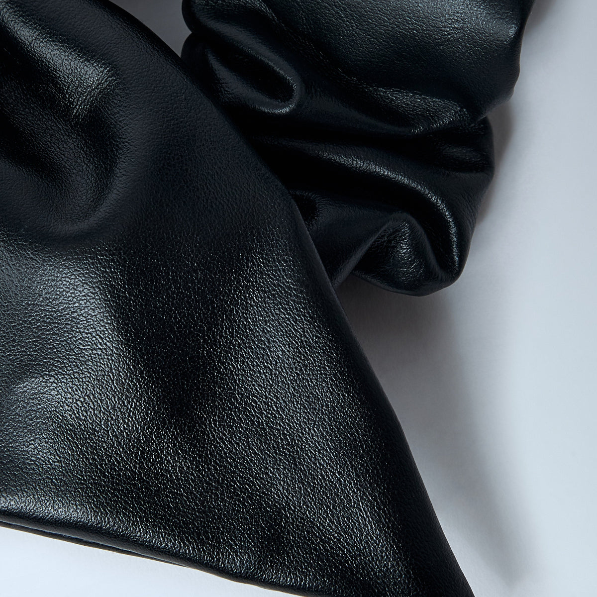 Balenciaga Women Leather Logo Hardware Scrunchie