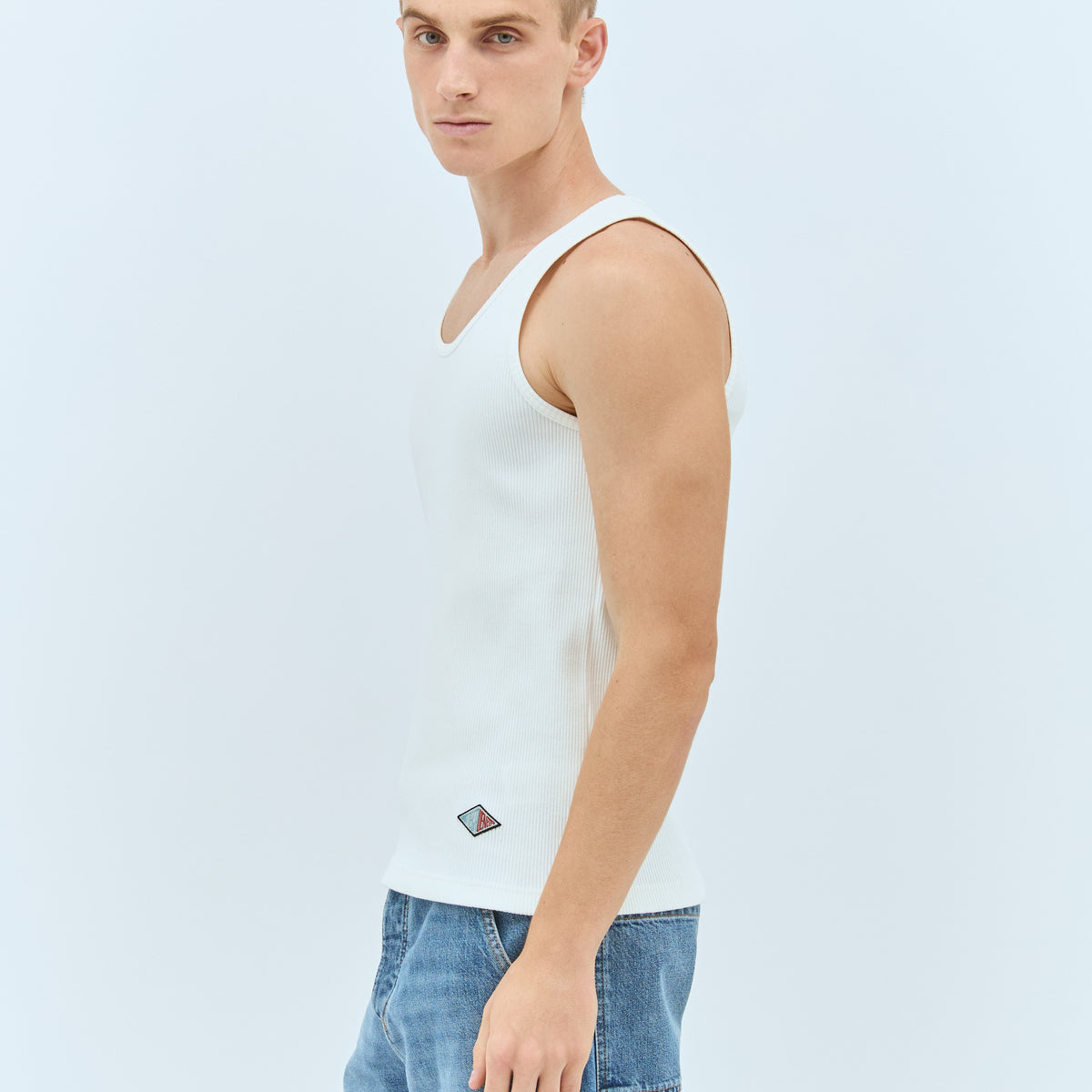 Bottega Veneta Men Rib Jersey Tank Top
