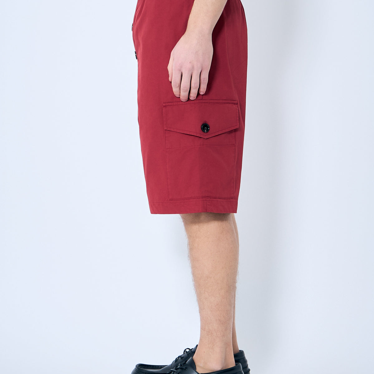 Bottega Veneta Men Light Cotton Twill Shorts
