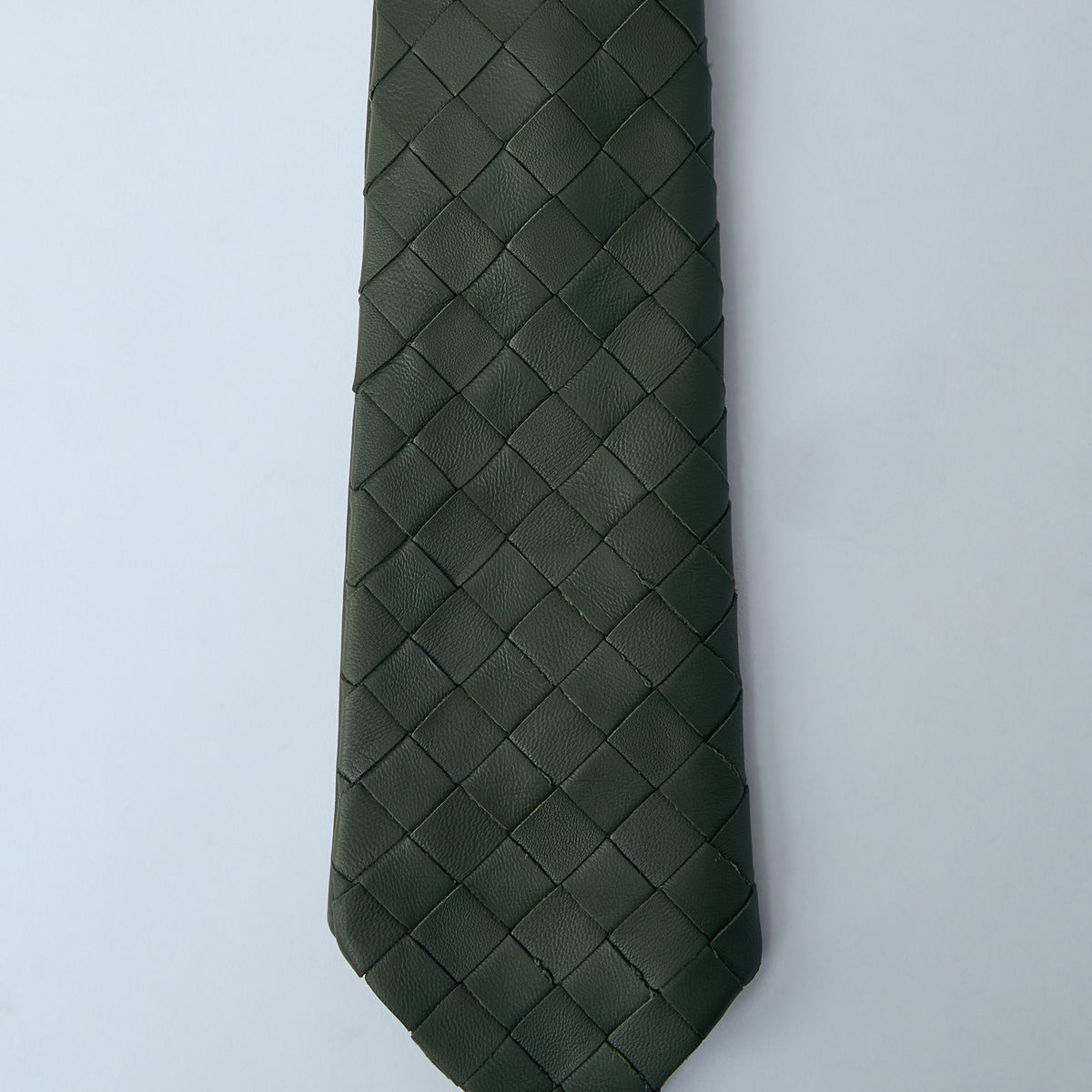 Bottega Veneta Men Braided Leather Tie