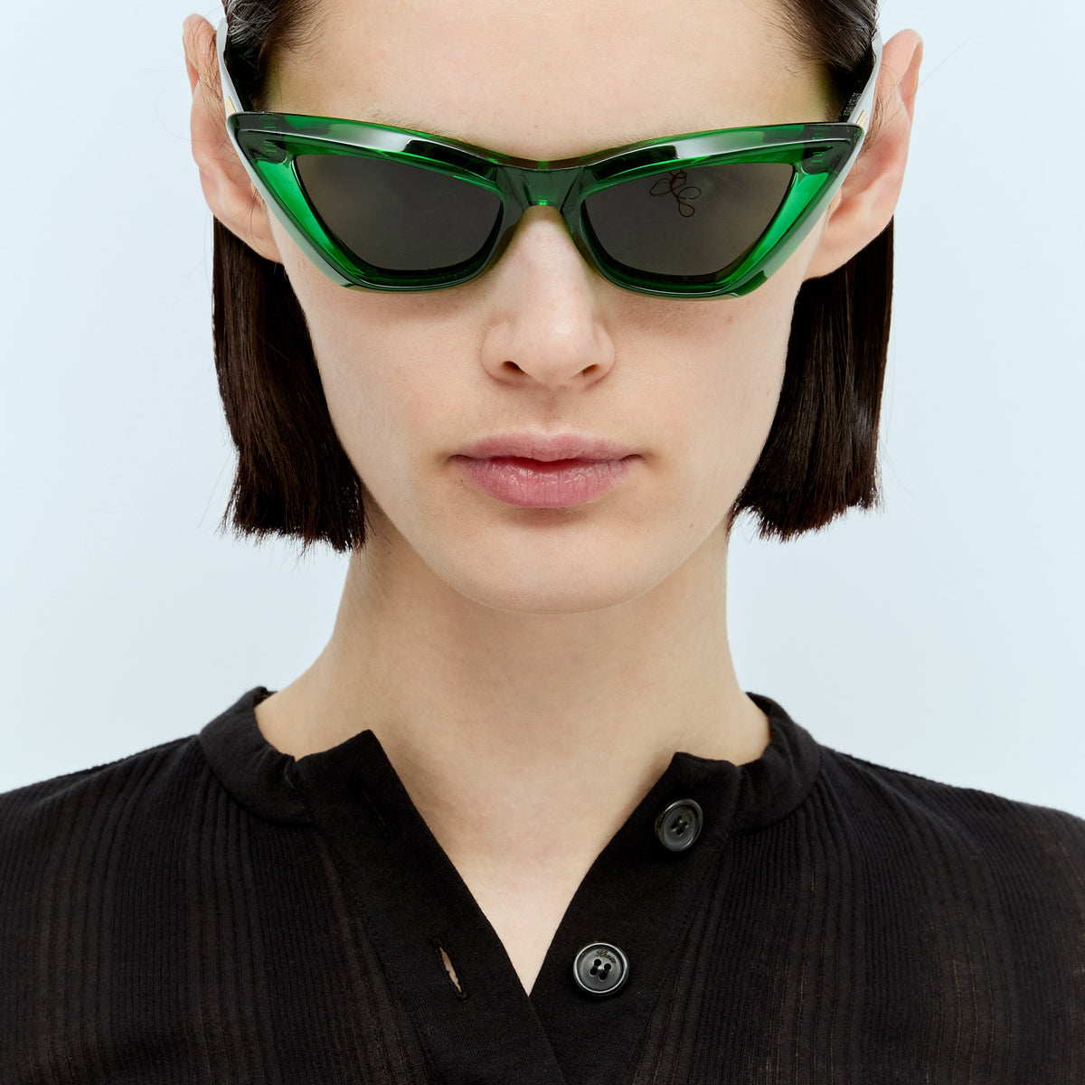 Bottega Veneta Women Bv1101s Pointed Cat Eye Sunglasses