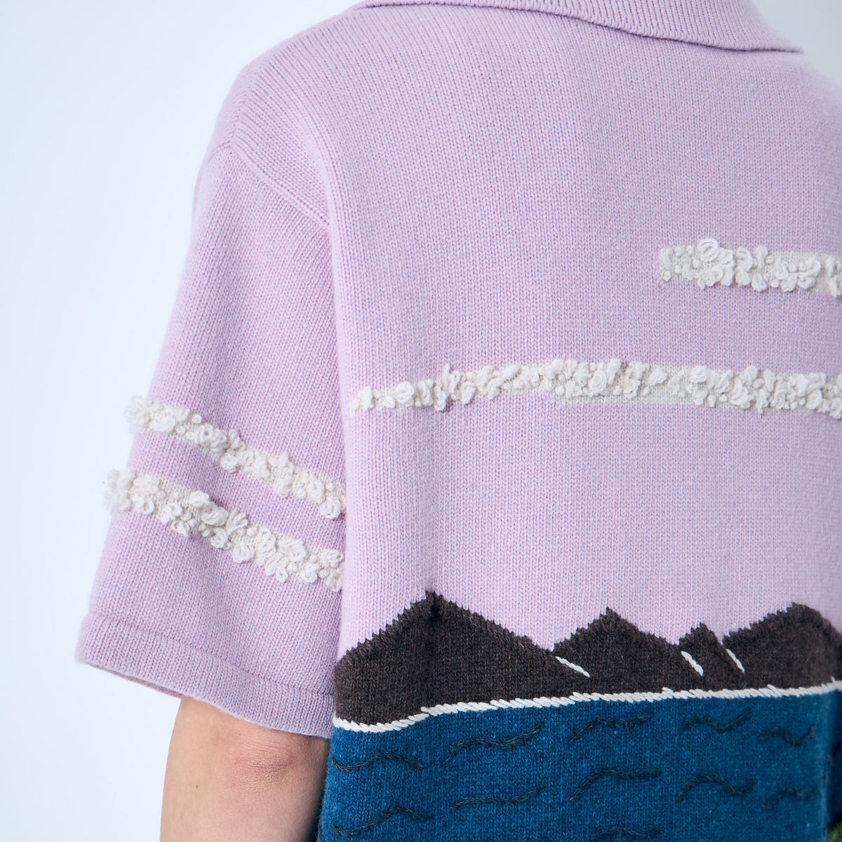 Bottega Veneta Women Intarsia Knit Shirt