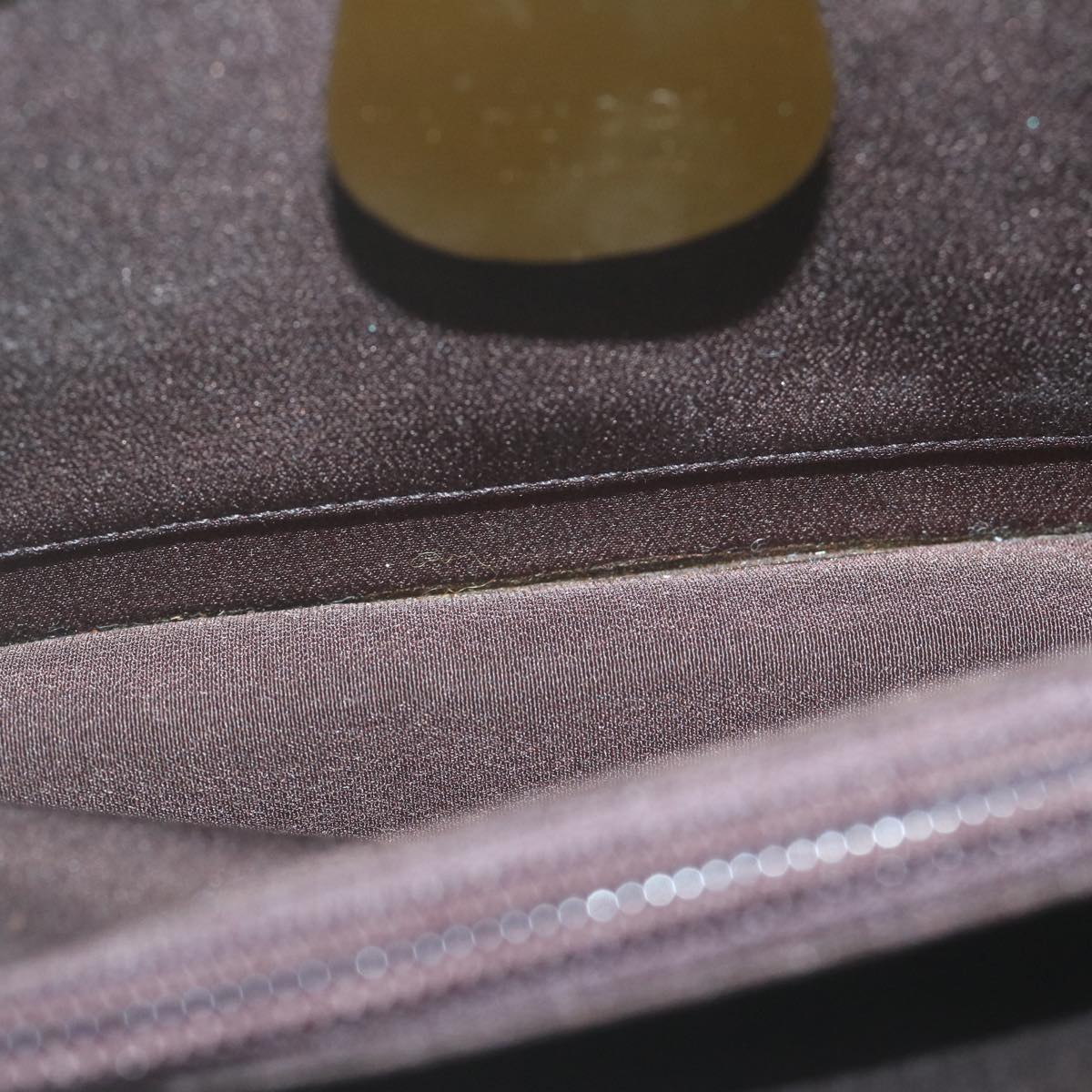 GUCCI Clutch Bag Velor Brown Auth bs11668