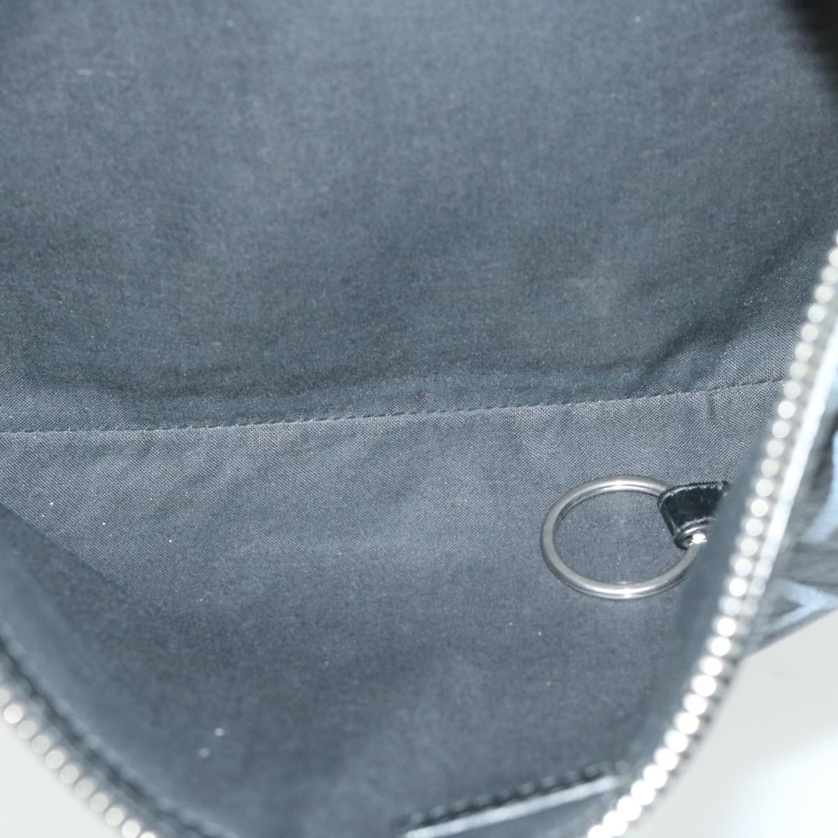 balenciaga Clutch Bag Leather Black 535532 Auth bs12428