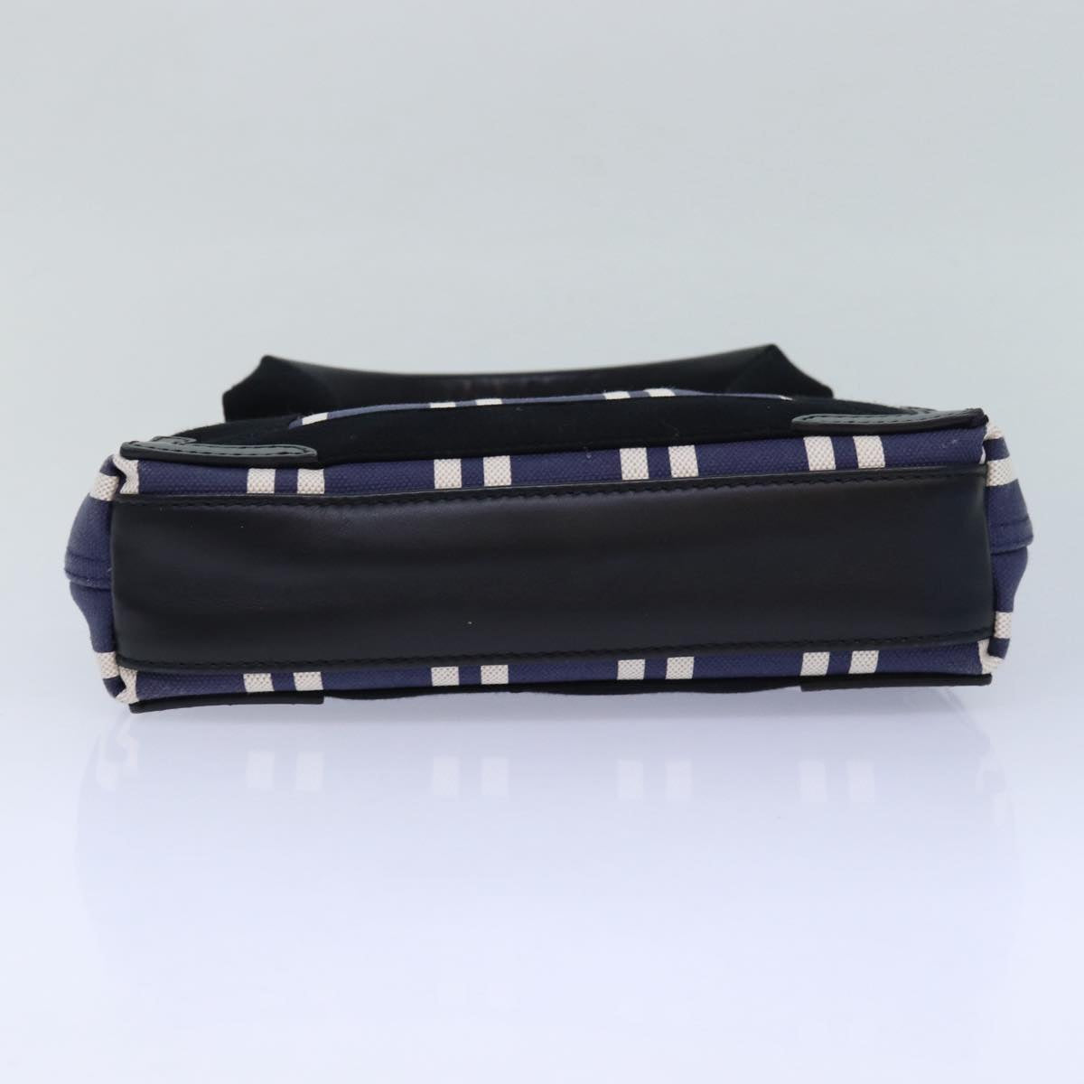 balenciaga Navy Cabas XS Hand Bag Canvas 2way Navy 390346 Auth bs15772