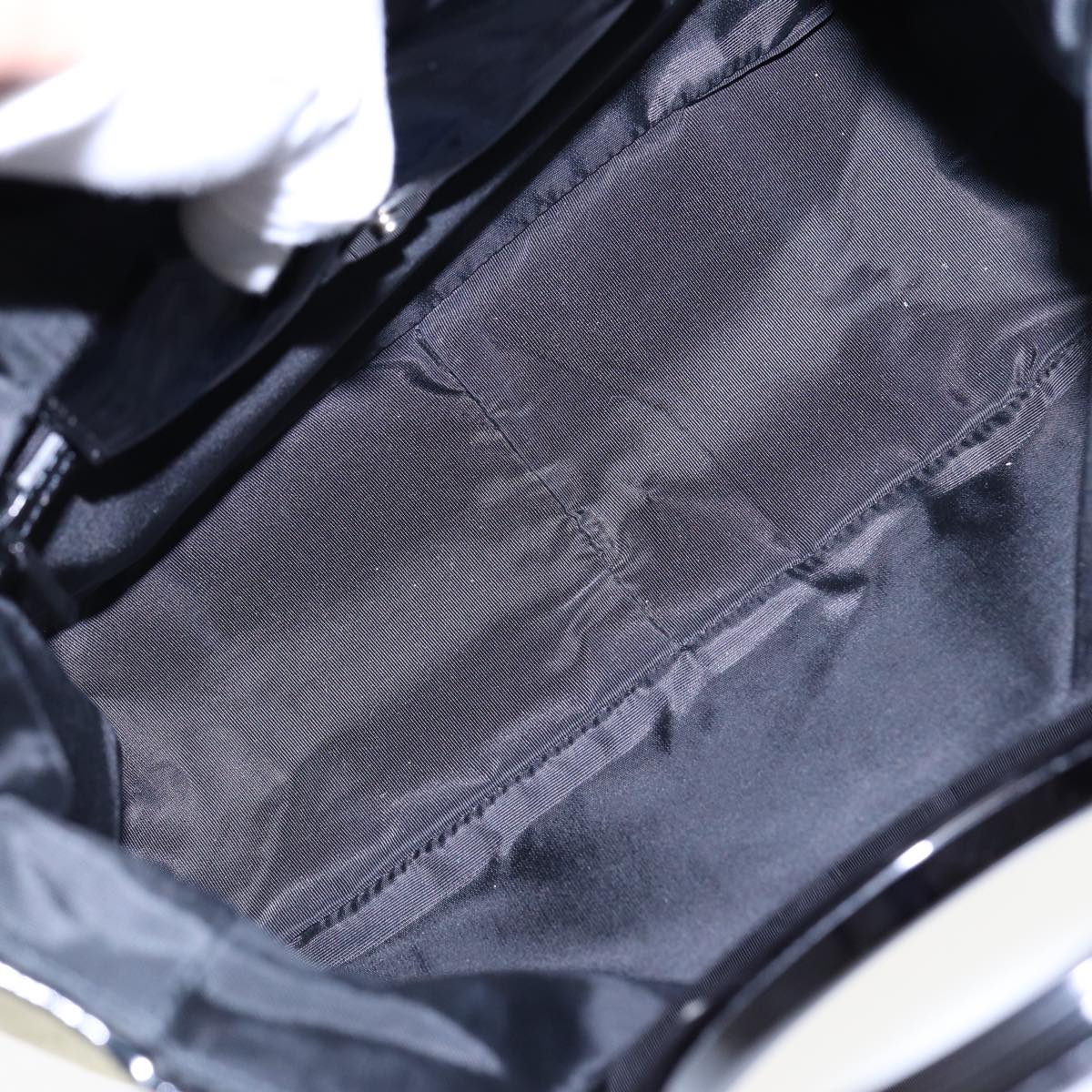 balenciaga Hand Bag Canvas Silver Yellow Auth bs17169