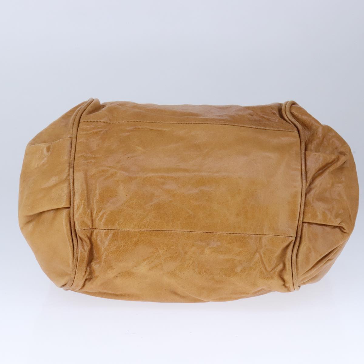 Chloe Etel Hand Bag Leather 2way Brown Gold bs21307