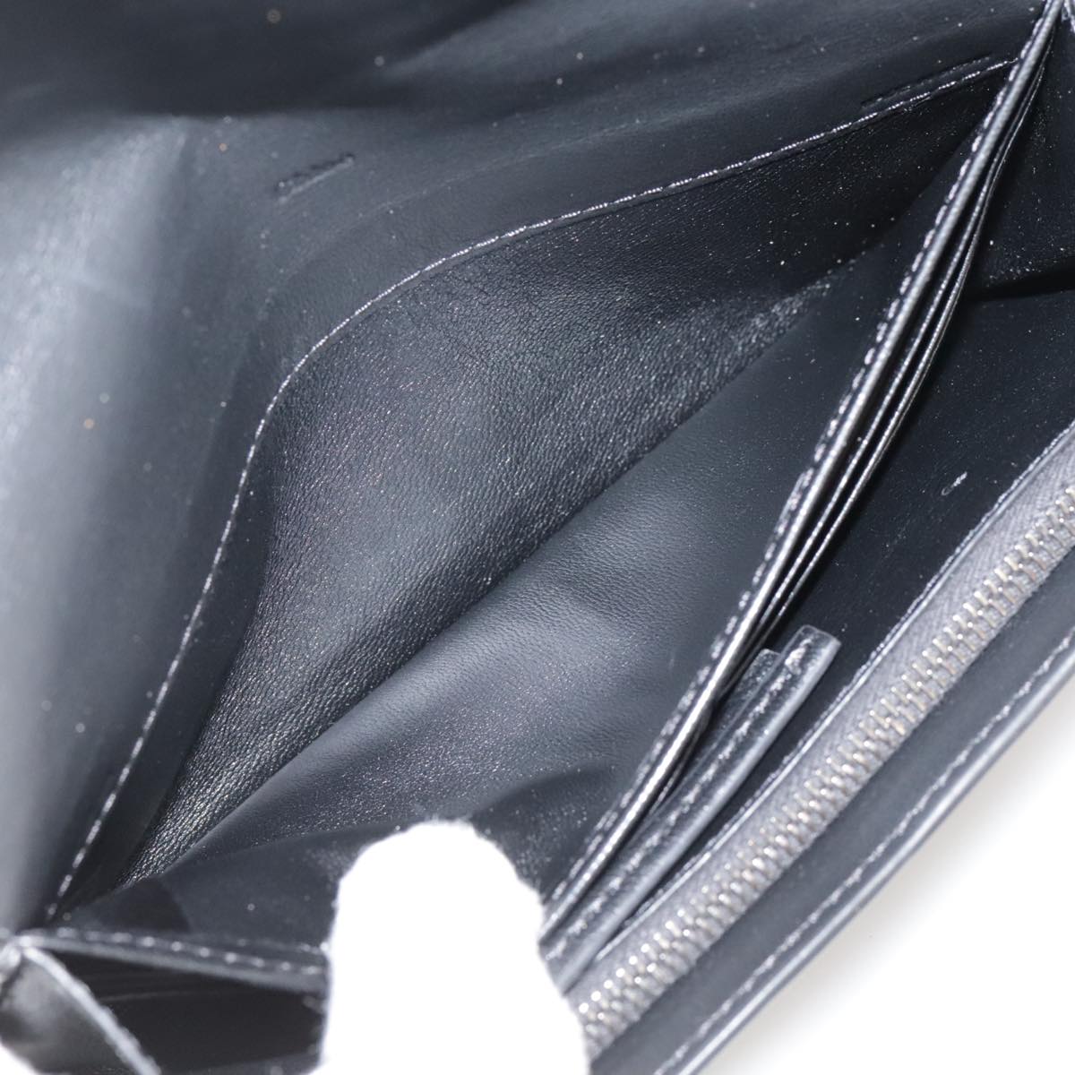 Chloe Long Wallet Leather Black bs21335