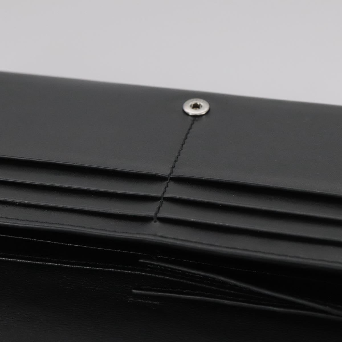 Chloe Long Wallet Leather Black bs21335