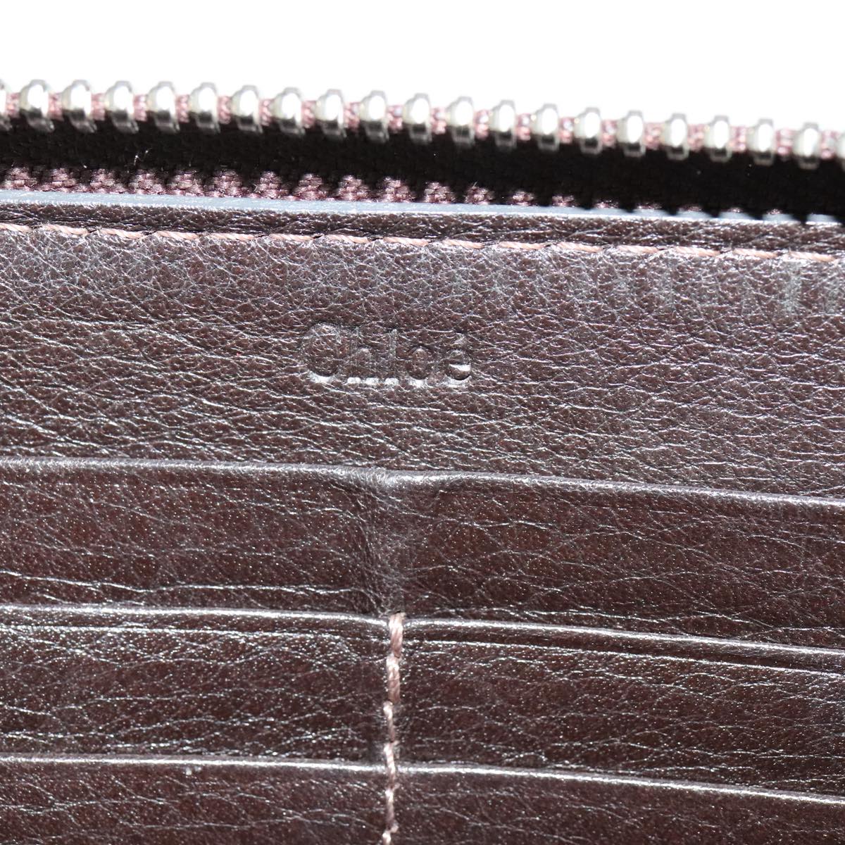 Chloe Paddington Long Wallet Leather Brown bs21590