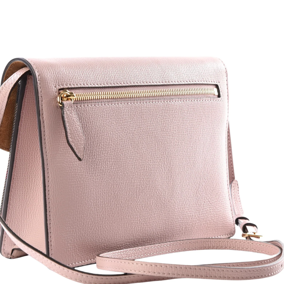 BURBERRY Macken Leather and House Check Crossbody Bag