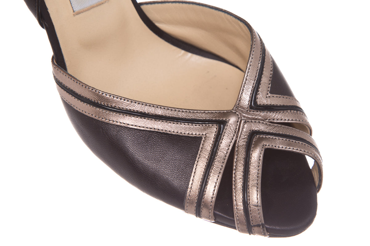 Jimmy Choo Black Peep Toe Heels SZ 40