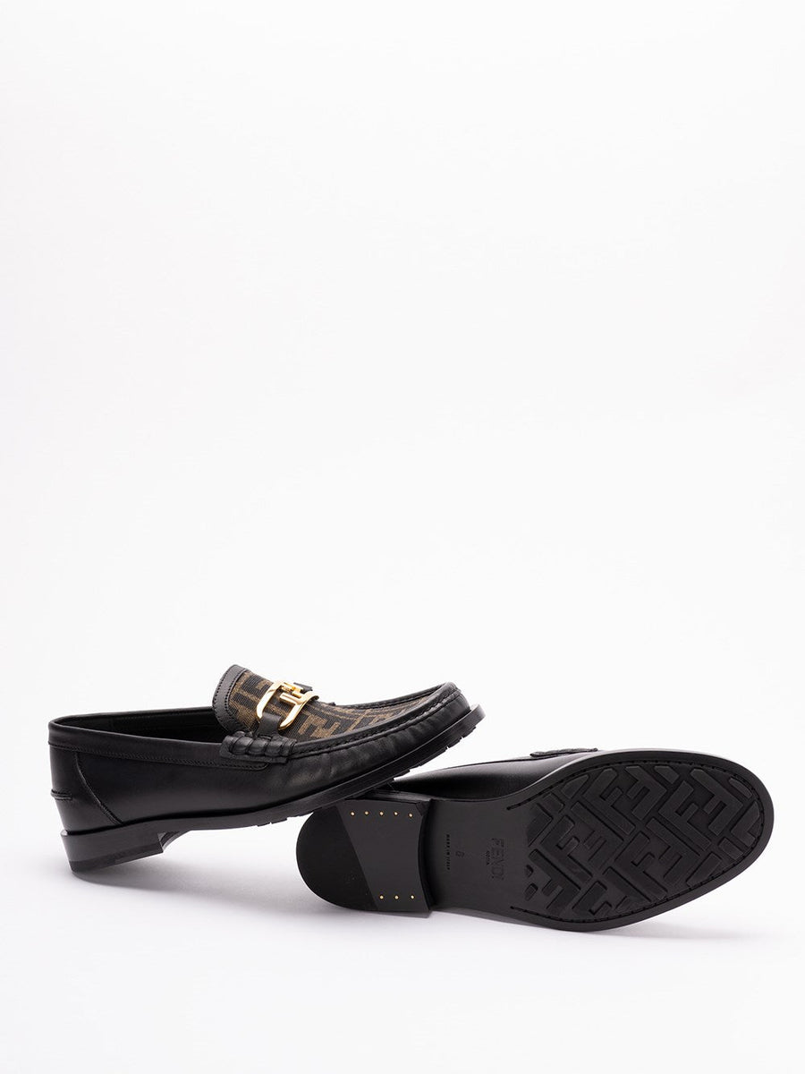 Fendi Men `Fendi O`Lock` Loafers