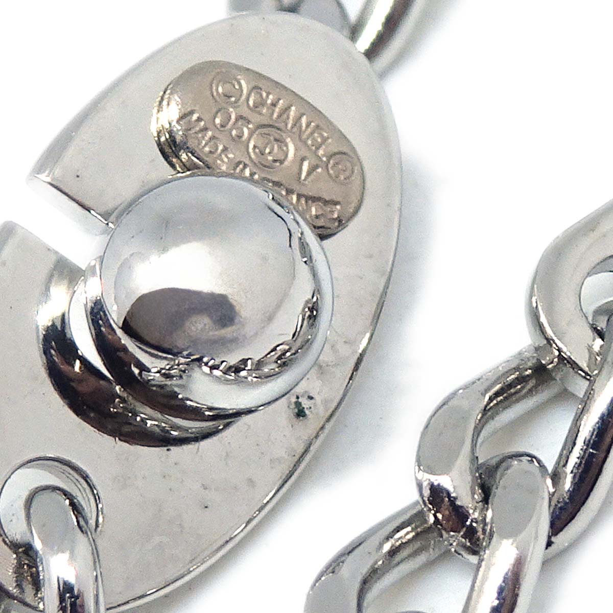 Top Quality Chanel 2005 Dog Tag Key Holder Bag Charm