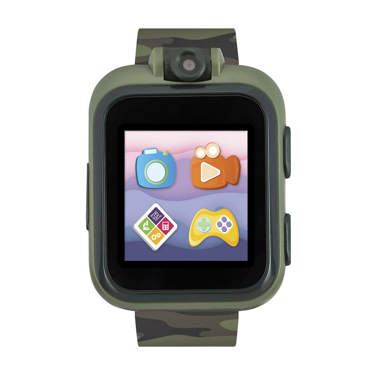 PlayZoom 2 Kids Smartwatch & Earbuds Set: Olive Camouflage Print