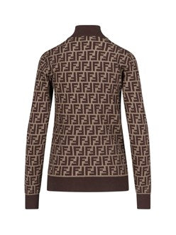 Fendi Women Ff' Logo Sweater