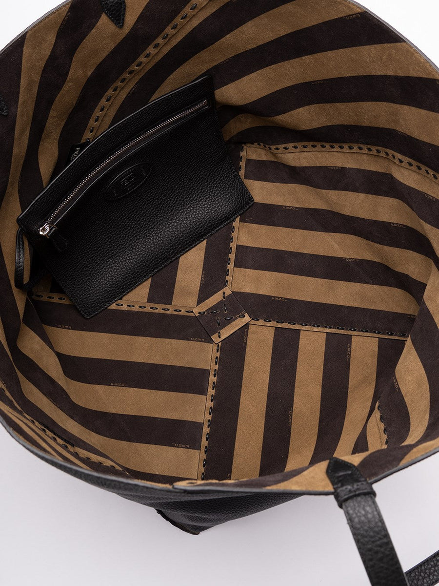 Fendi Men `Selleria Diag` Large Shopper