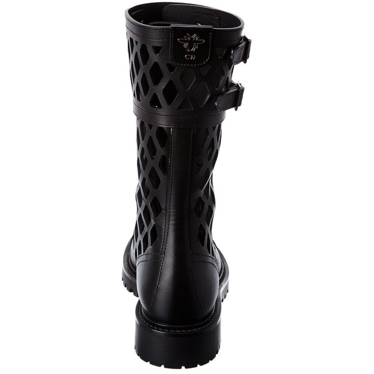 D-Trap Leather Lace-Up Boots