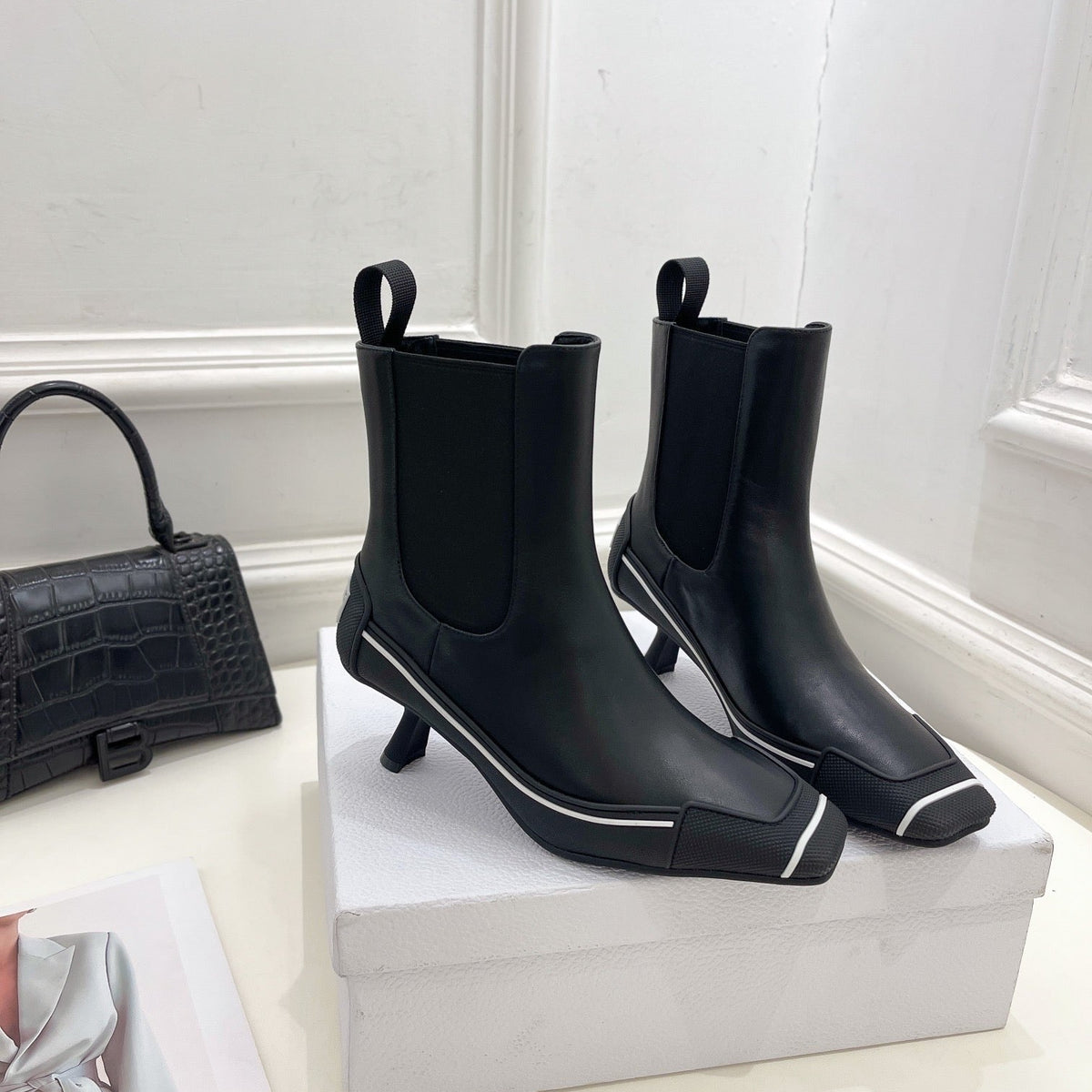 Dior Women’s Shoes- D-Motion Heeled Ankle Boot