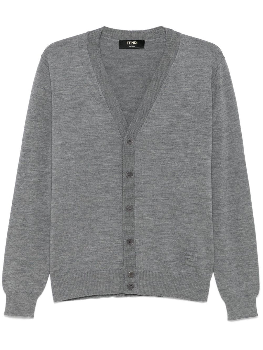Fendi Men `Ff` Cardigan