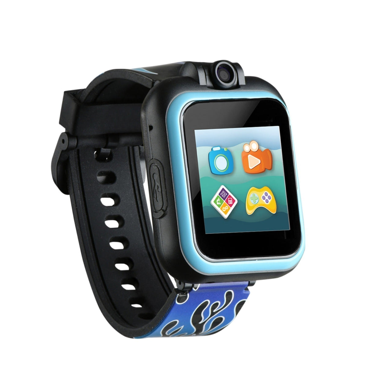 PlayZoom 2 Kids Smartwatch: Blue Racing Flames