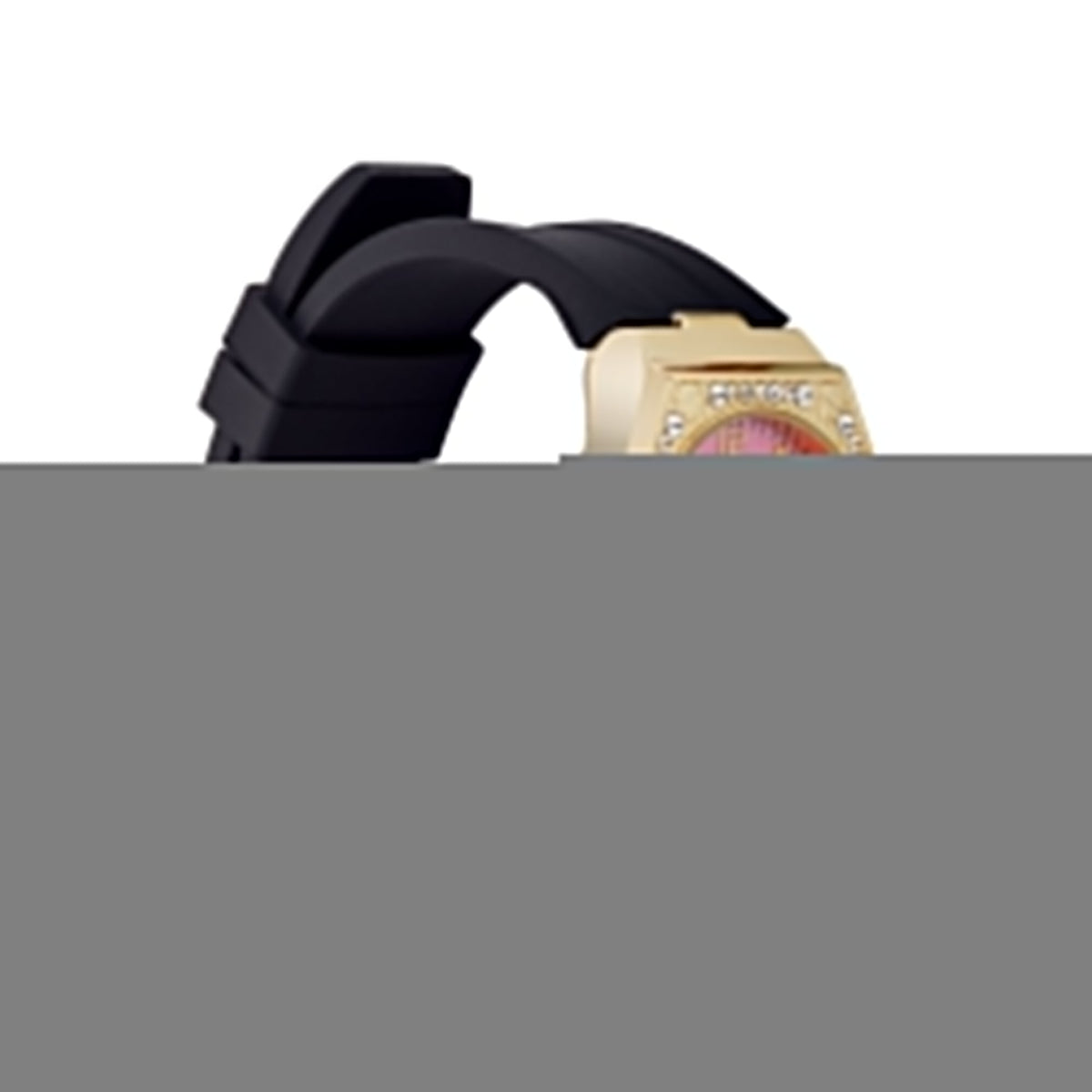 Ed Hardy Ladies Mul(Prt)/Black Plain Watch Analog