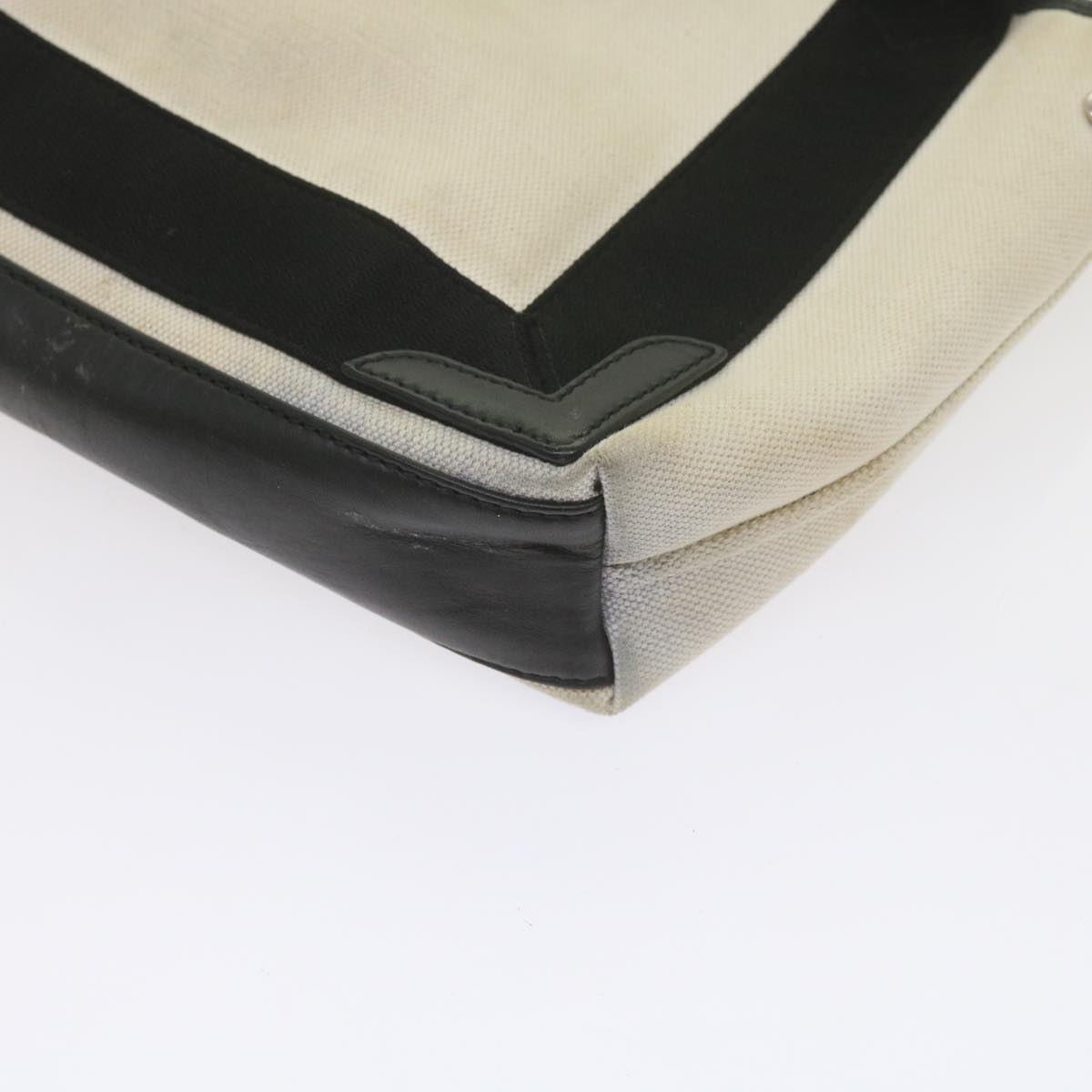 balenciaga Hand Bag Canvas Black White 390346 Auth ep2535