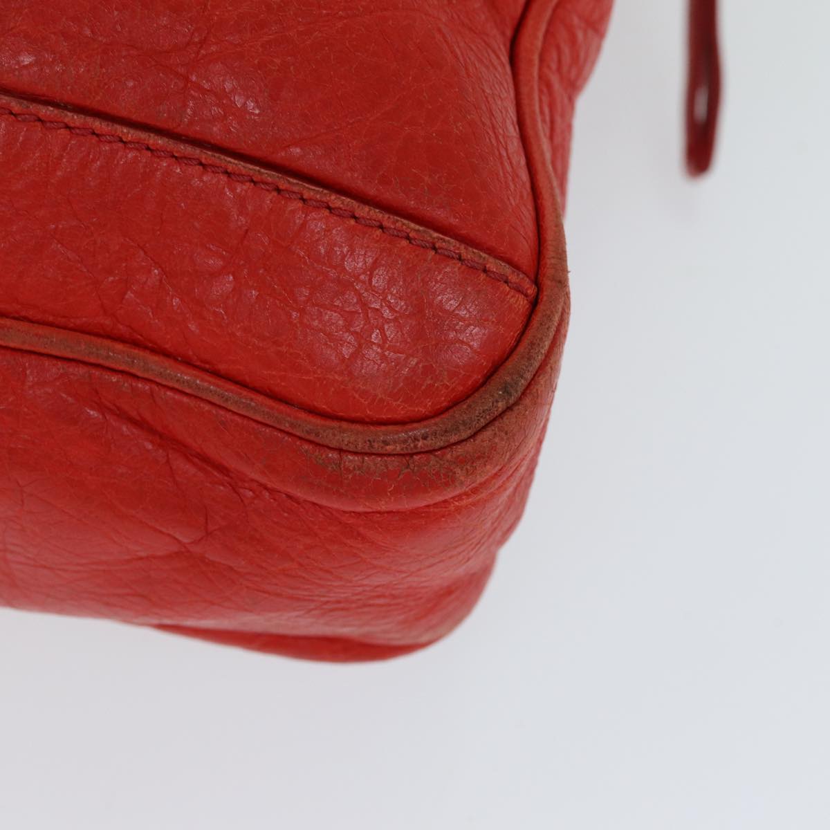 balenciaga Classic Arena Hand Bag Leather Red 310939 Auth ep4741