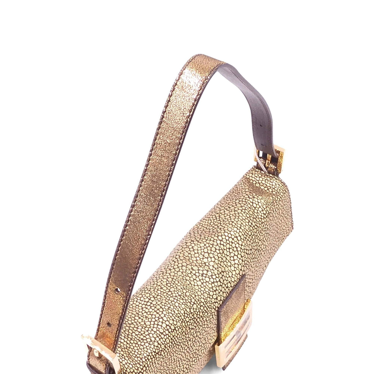 Embellished Baguette Gold