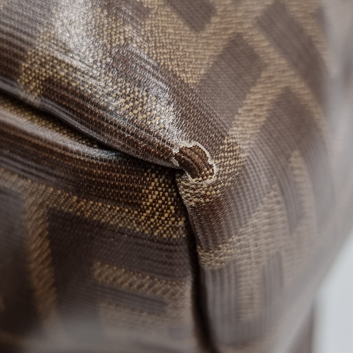 Fendi x Fila Mania Small Logo Backpack Brown