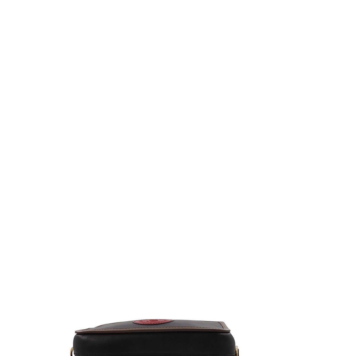 Mini Camera Case Black with Logo Emblem