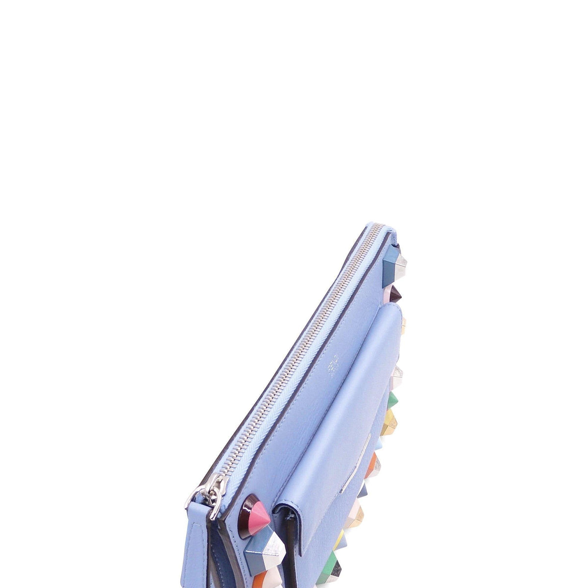 Mini Studded Pouch Lavender Blue