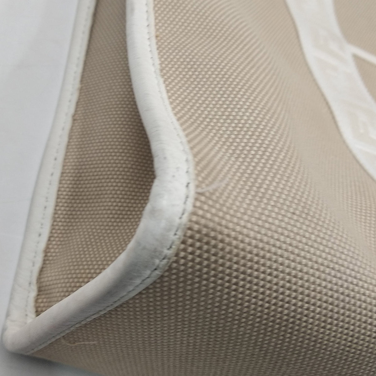 Monogram Zucca Shopper Beige White