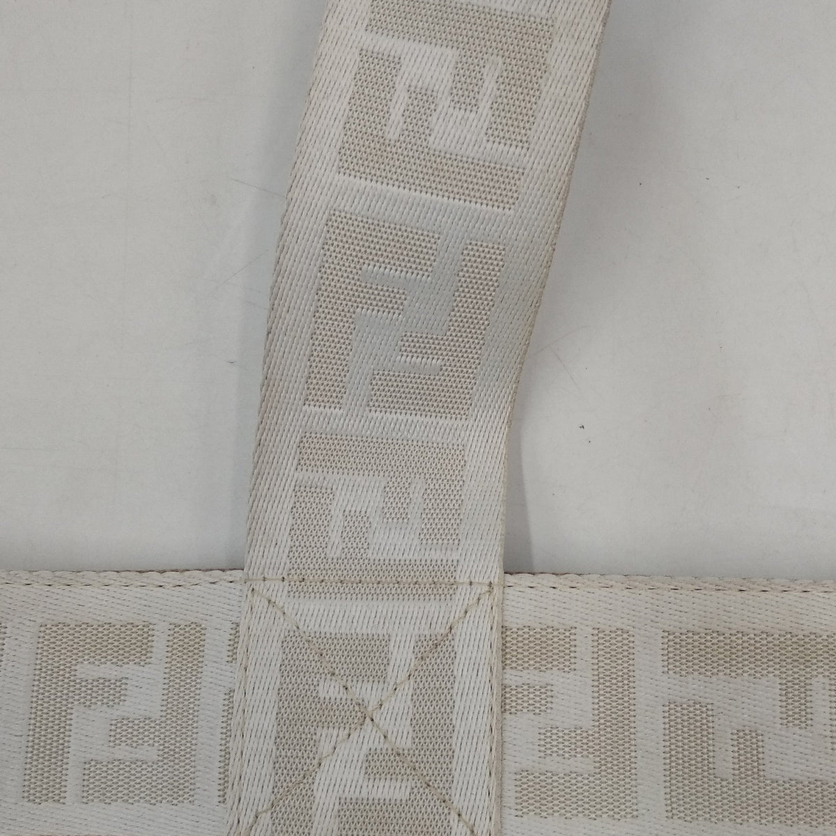 Monogram Zucca Shopper Beige White