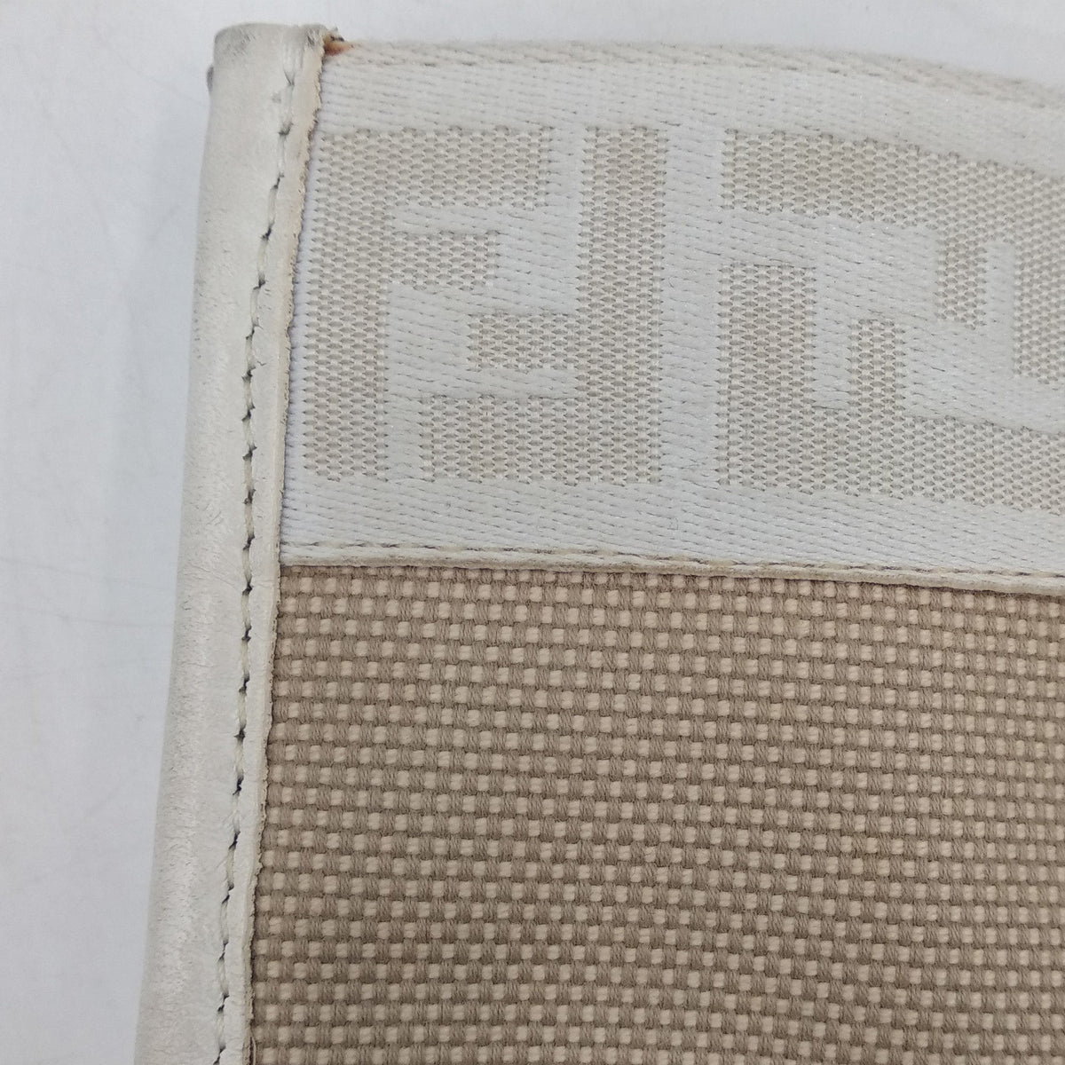 Monogram Zucca Shopper Beige White