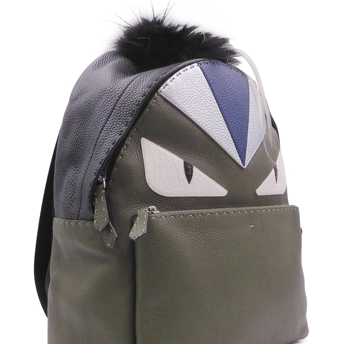 Monster Eyes Backpack Green