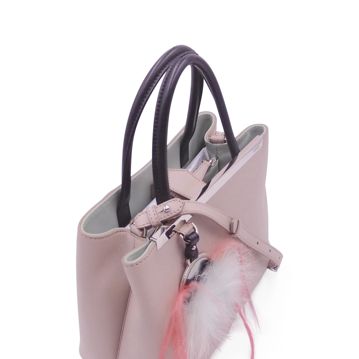 Petite 2Jours Vitello Dolce Monster Charm Grigio Polvere