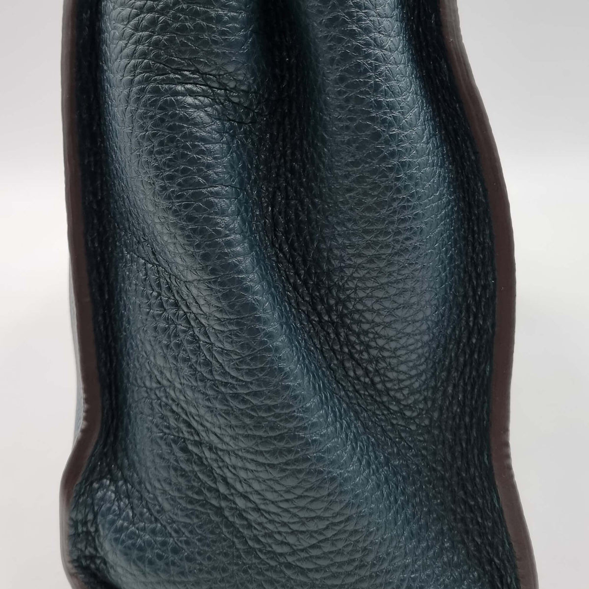 Regular Selleria Peekaboo Python Handle Bag Dark Teal