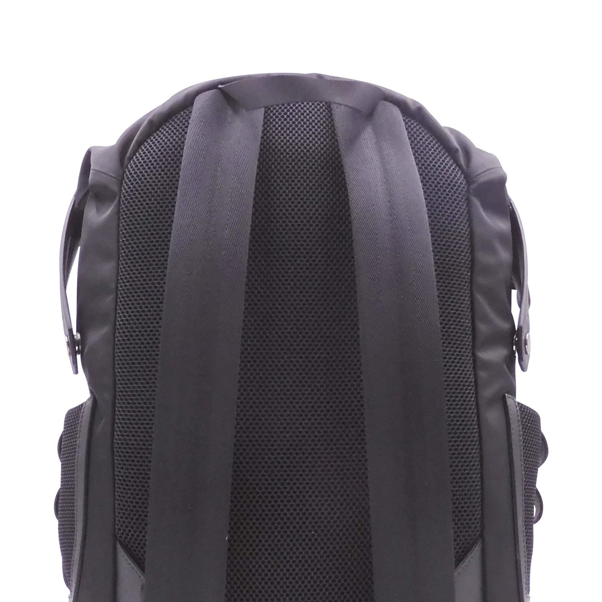 Zucca Embossed Trimmed Backpack Black