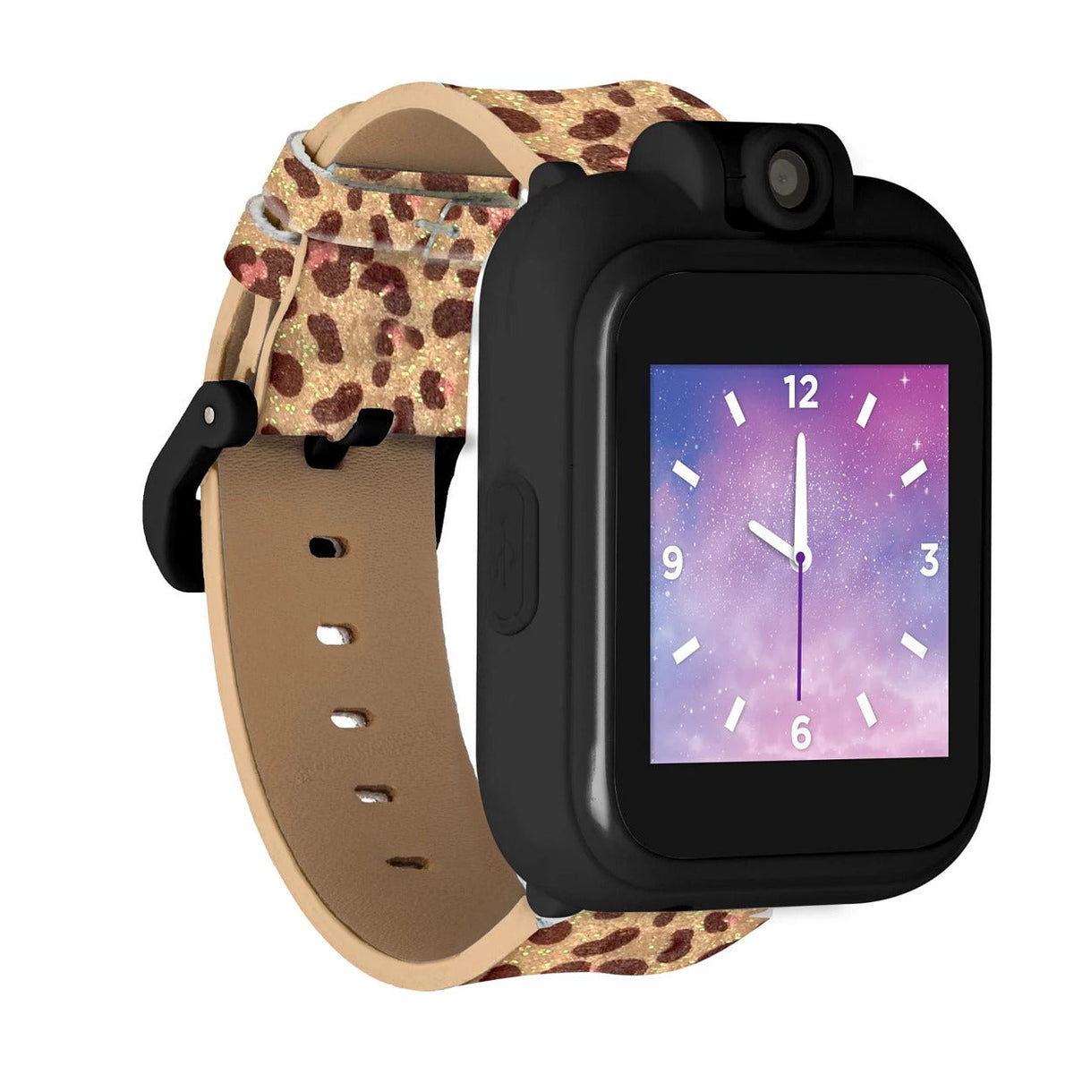 PlayZoom 2 Kids Smartwatch & Earbuds Set: Leopard Print