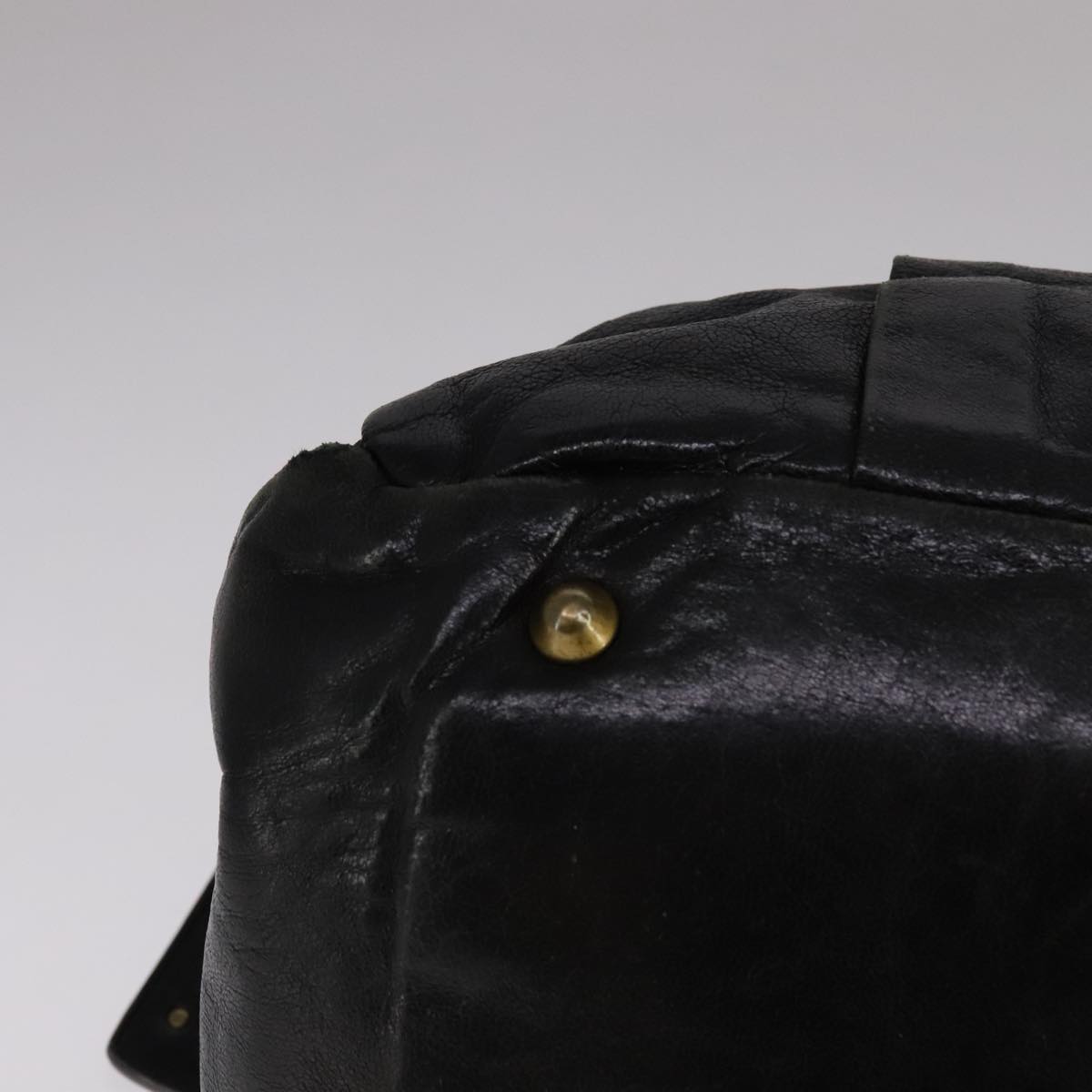 Chloe Eloise Hand Bag Leather Black Gold fm4268