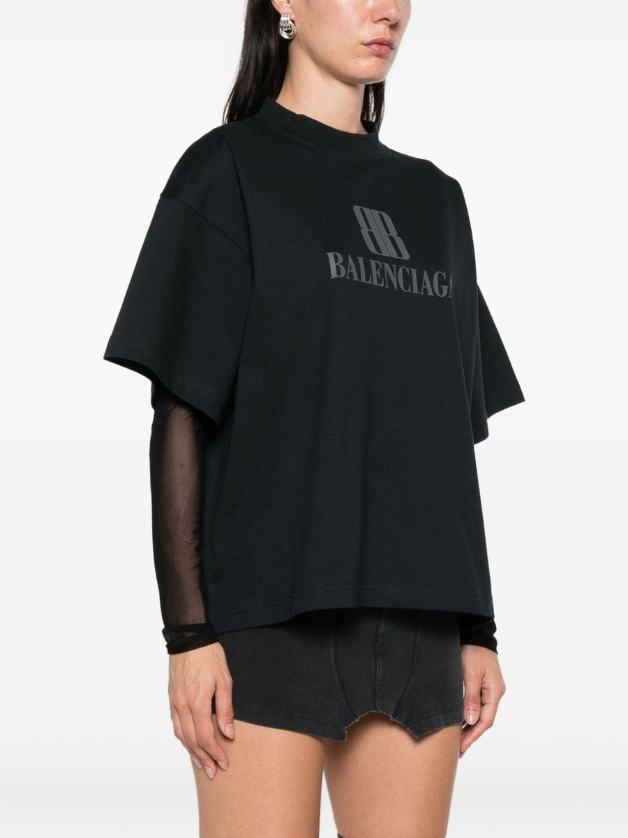 Balenciaga Women Cropped T-Shirt M/C