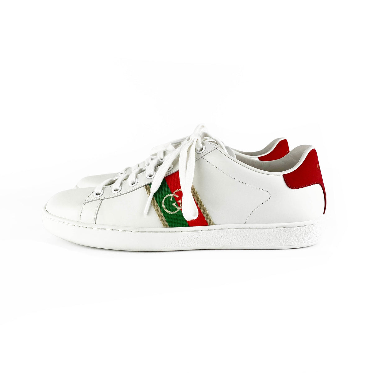 Gucci Ace Sneaker with Interlocking G 37.5