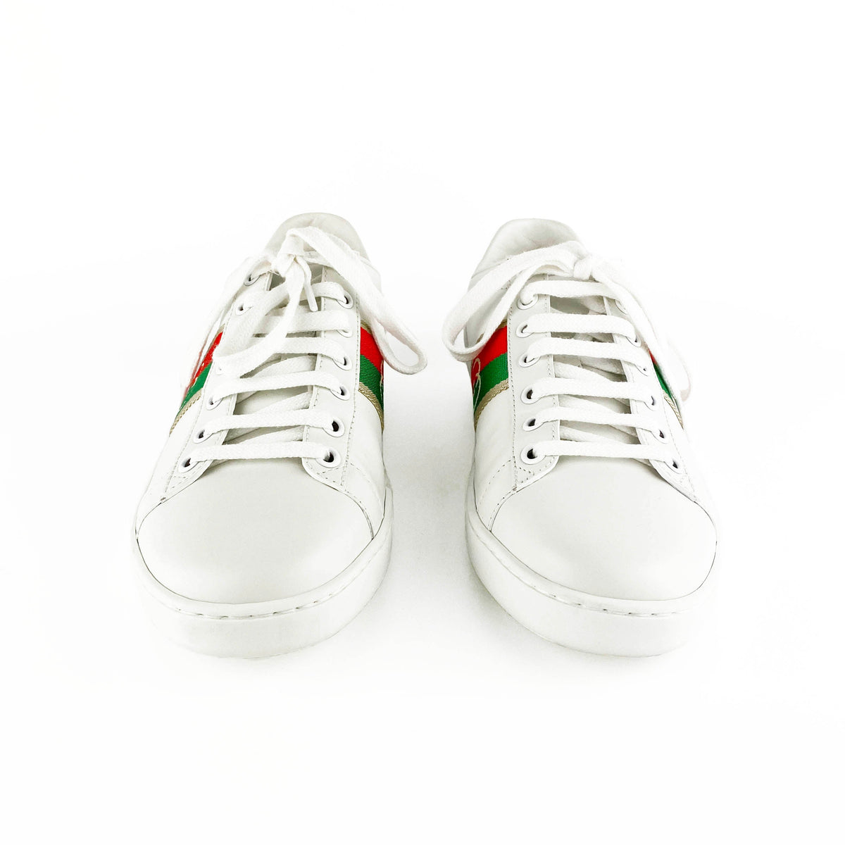 Gucci Ace Sneaker with Interlocking G 37.5