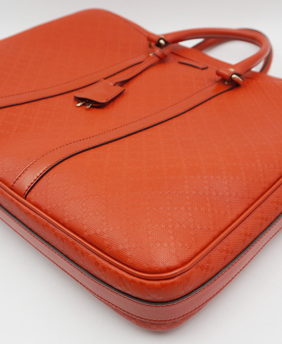 Diamante Briefcase Red