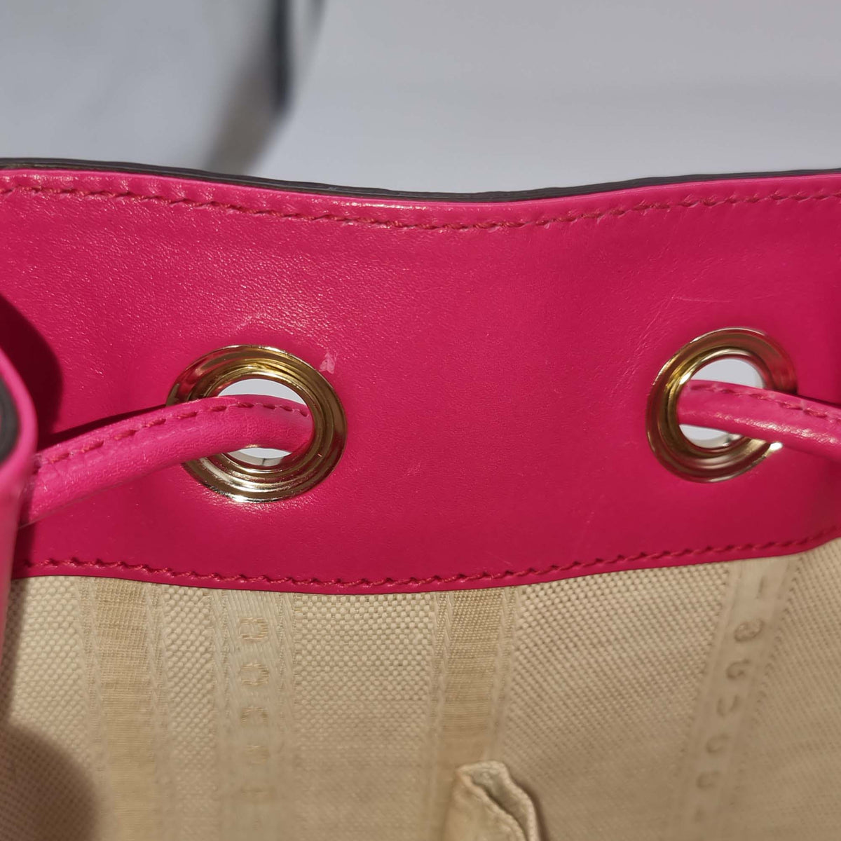 Diamante Bucket Bag Pink