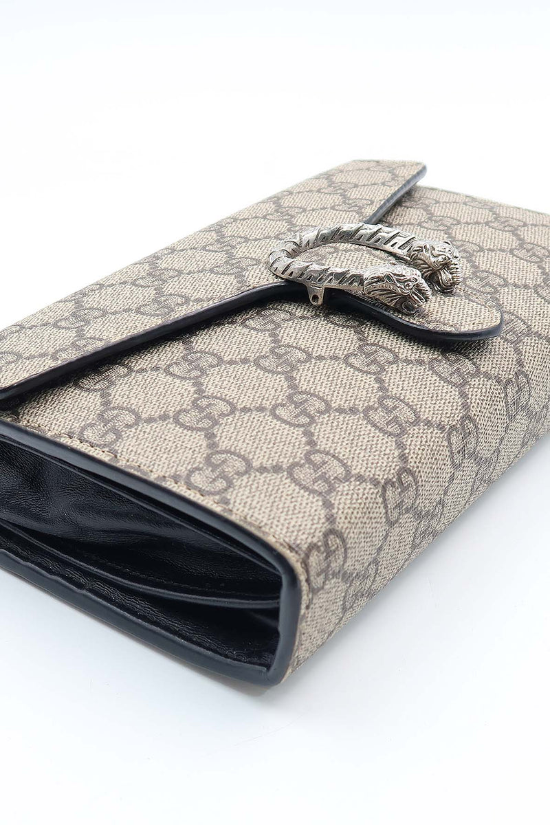 Dionysus GG Supreme Chain Wallet Brown