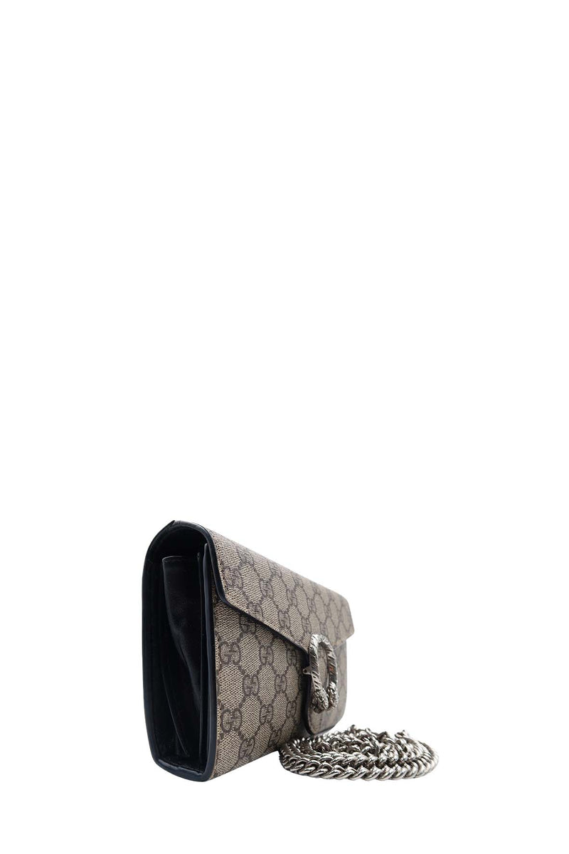Dionysus GG Supreme Chain Wallet Brown